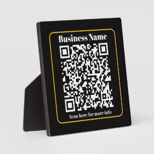 Create an Instantly Scannable Business QR code Plaque