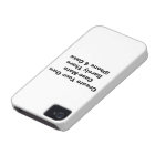 Create An iPhone 4/4S (Case-Mate)