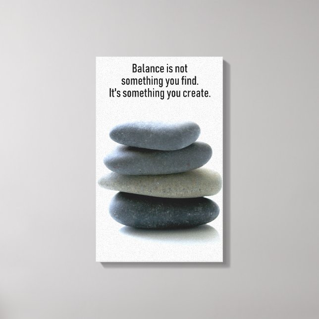 Create Balance Wrapped Canvas (Front)