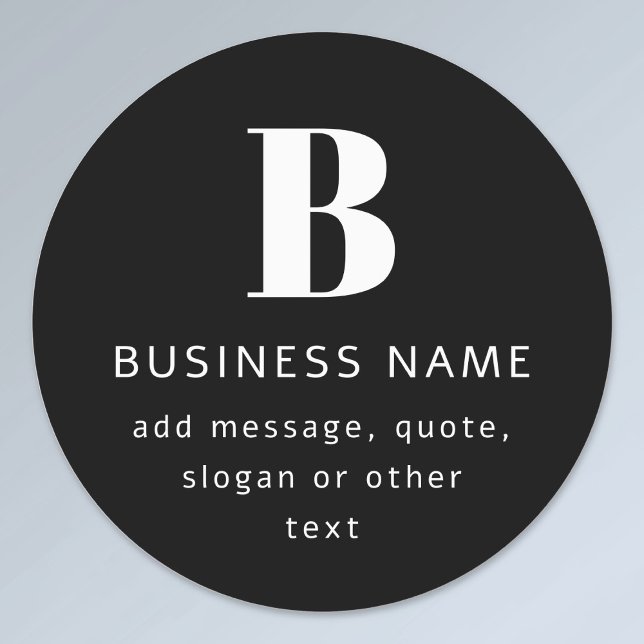 Create Business Name, Monogram & Additional Text (Creator Uploaded)