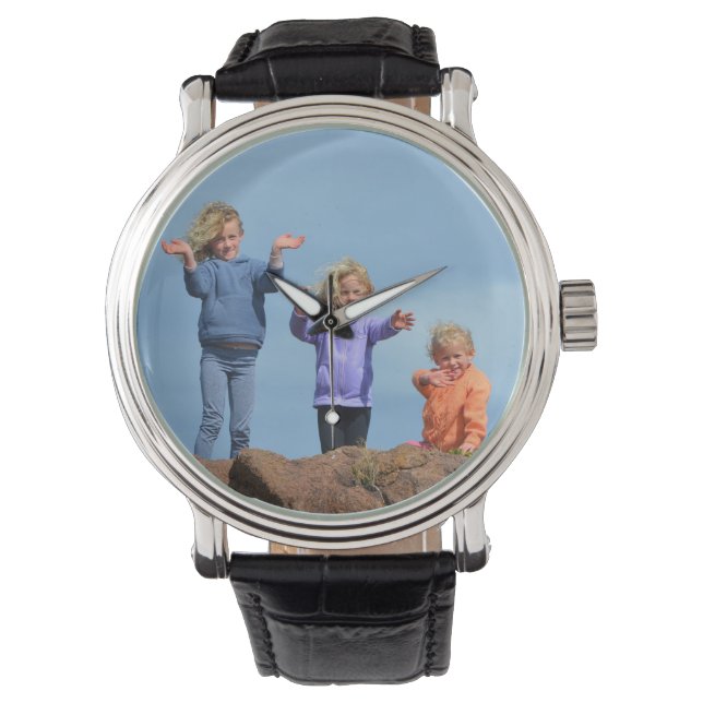 Create clock with your own photo watch (Front)