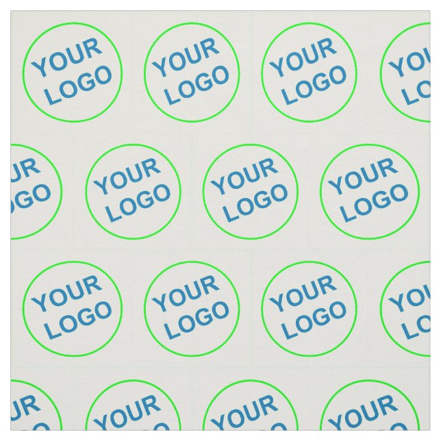 Create Company Business logo Pattern Fabric (Swatch)