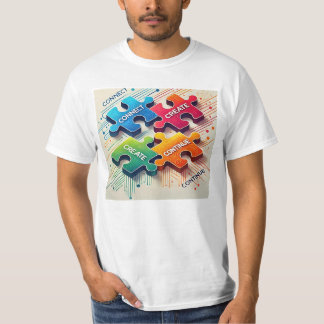 Create Connect Continue T-Shirt