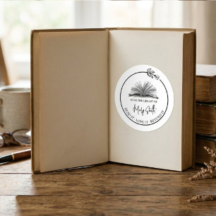 create Custom Book Stickers   Bookplate Labe