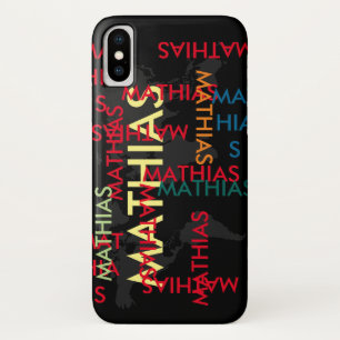 create custom Name pattern Case-Mate iPhone Case