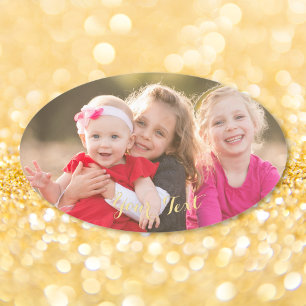 Create Custom Oval Photo Stickers Sheet