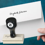 Create Custom Personalised Elegant Signature Name Rubber Stamp<br><div class="desc">Create your own custom,  personalised,  simple,  elegant,  handwriting font script,  maple wood signature name rubber stamp. Simply enter your name,  to customise. Perfect for both,  home and business,  personal and official mailings. Ink pad is not included. You may choose from 32 colour options of dye based ink pads.</div>