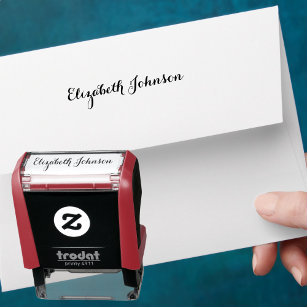 Create Custom Personalised Elegant Signature Name Self-inking Stamp