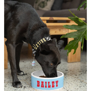 Create Custom Personalised Pet Dog Puppy Food Bowl