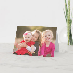 Create Custom Personalised Photo Greeting Card