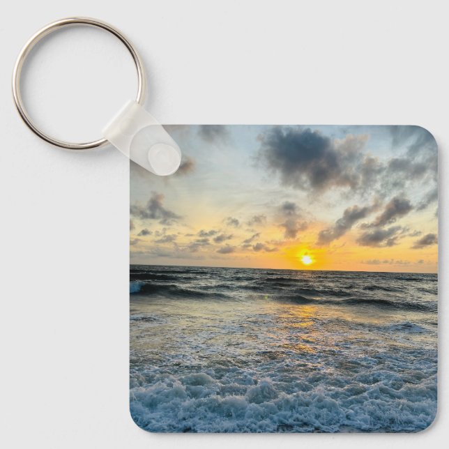 Create Custom Personalised Photo Keychain Keyring (Front)