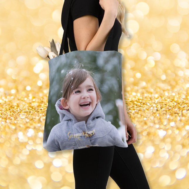 Create Custom Personalised Photo Stylish Trendy Tote Bag (Create Custom Personalized Photo Stylish Trendy Tote Bag)