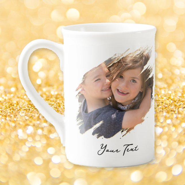 Create Custom Personalised Photo Text Tea Coffee Bone China Mug (Create Custom Personalized Photo Text Tea Coffee Bone China Mug)