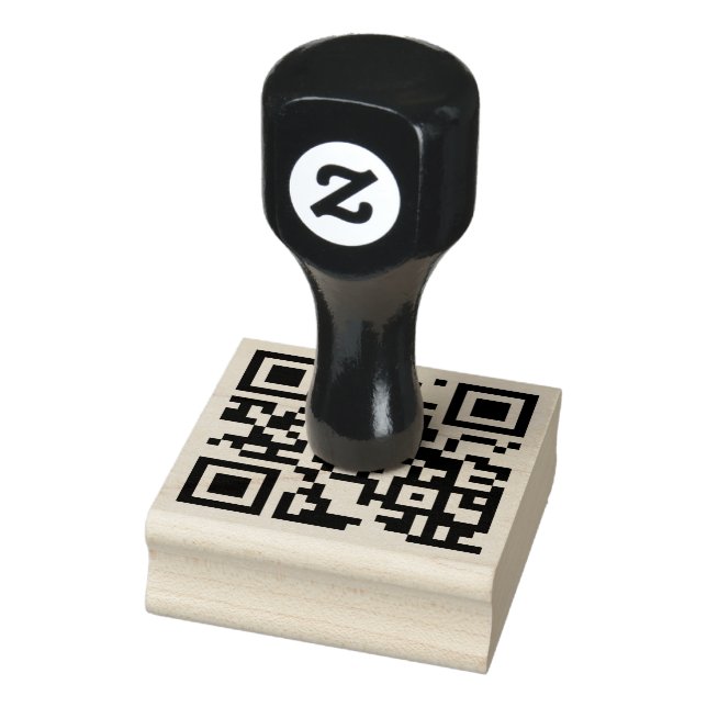 Create Custom Personalised QR Code Website Address Rubber Stamp (Stamp)
