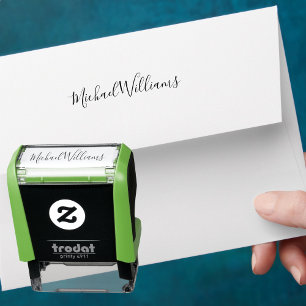 Create Custom Personalised Simple Signature Name Self-inking Stamp