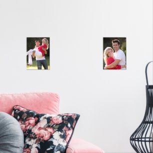Create Custom Personalised Wedding Photo Gold Text