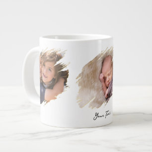 Create Custom Photo and Text Jumbo Size Tea Chilli Large Coffee Mug