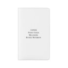 Create Custom Photo Cover Moleskin Pocket Notebook