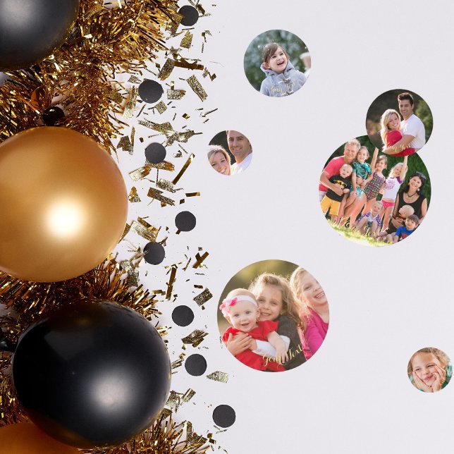 Create Custom Photo Text Birthday Wedding Table Confetti (Create Custom Photo Text Birthday Wedding Table Confetti)