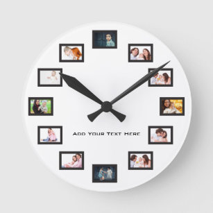Create Custom Photos Pocket Round Clock