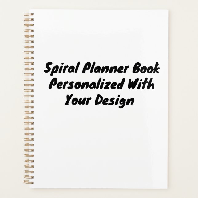 Create Custom Planner - Personalised Soft Cover De (Front)
