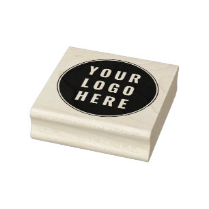 Create Custom Round Business Logo Rubber Stamp