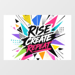 Create Grow Repeat Motivational Typography – Colou