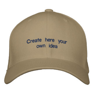 Create here your own idea - by Shirt to Design Embroidered Hat