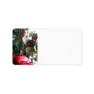 Create Holiday Card Envelope Mailing Label Sticker