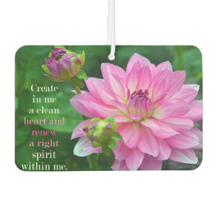 Create In Me A Clean Heart Car Air Freshener