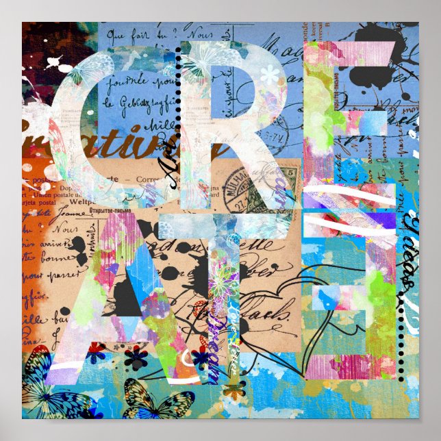 Create inspire ideas poster for the creative (Front)