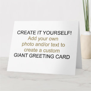 Create It Yourself Giant Greeting Card