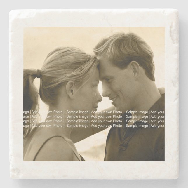 Create It Yourself Personalised and Custom Stone Coaster (Front)