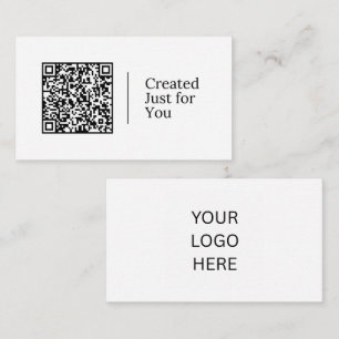Create Just for You   Customisable QR code & Logo Business Card
