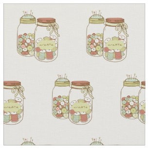Create mason jar fabric