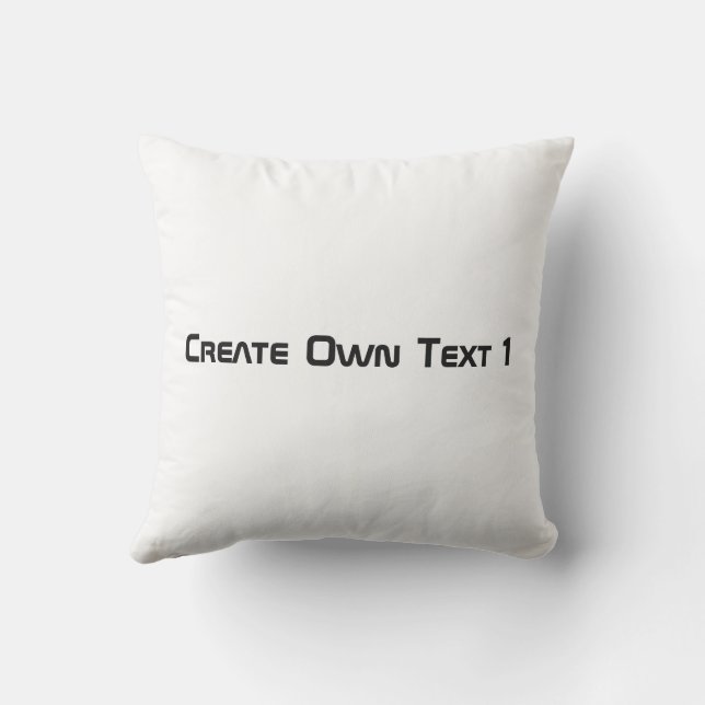 Create or Change Text Name Printed Outdoor Gifts  Cushion (Back)