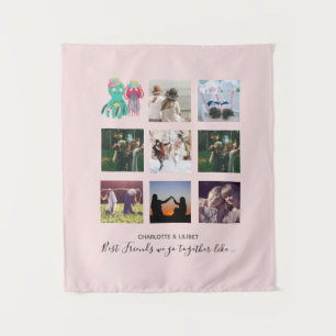 Create Own BFF Photo Collage gifts - Jellyfish Oct Tapestry