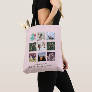Create Own BFF Photo Collage gifts - Jellyfish Oct Tote Bag