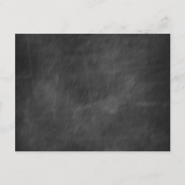 Create  own chalkboard designs - add text pics etc postcard (Front)