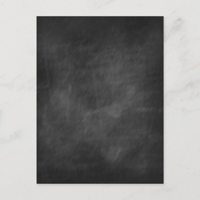 Create  own chalkboard designs - add text pics etc postcard (Front)
