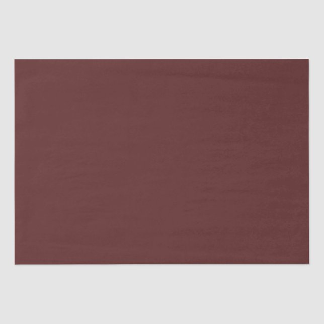 Create Own Elegant Burgundy  Tissue Paper (Front)