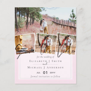 Create Own Modern Save the Date Wedding Cards