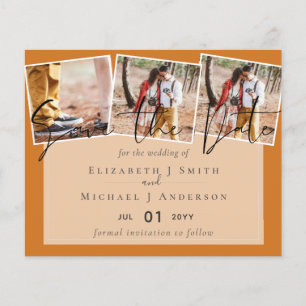 Create Own Modern Save the Date Wedding Cards