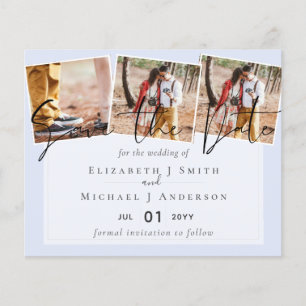 Create Own Modern Save the Date Wedding Cards