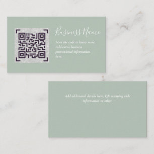 Create own QR Code Business Card - Lots of Colours