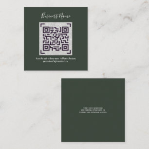 Create own QR Code Business Card - Lots of Colours