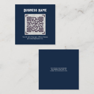Create own QR Code Business Card - Lots of Colours