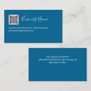 Create own QR Code Business Card - Lots of Colours