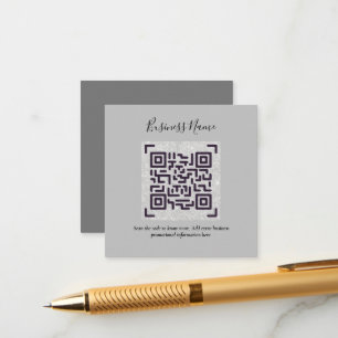 Create own QR Code Business Card - Lots of Colours