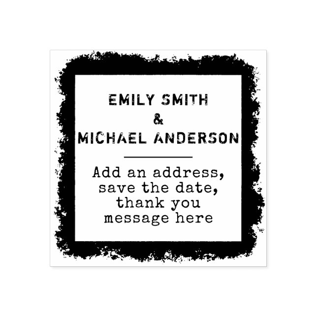 Create Own STAMP Custom Text Distressed Grunge 2 (Imprint)